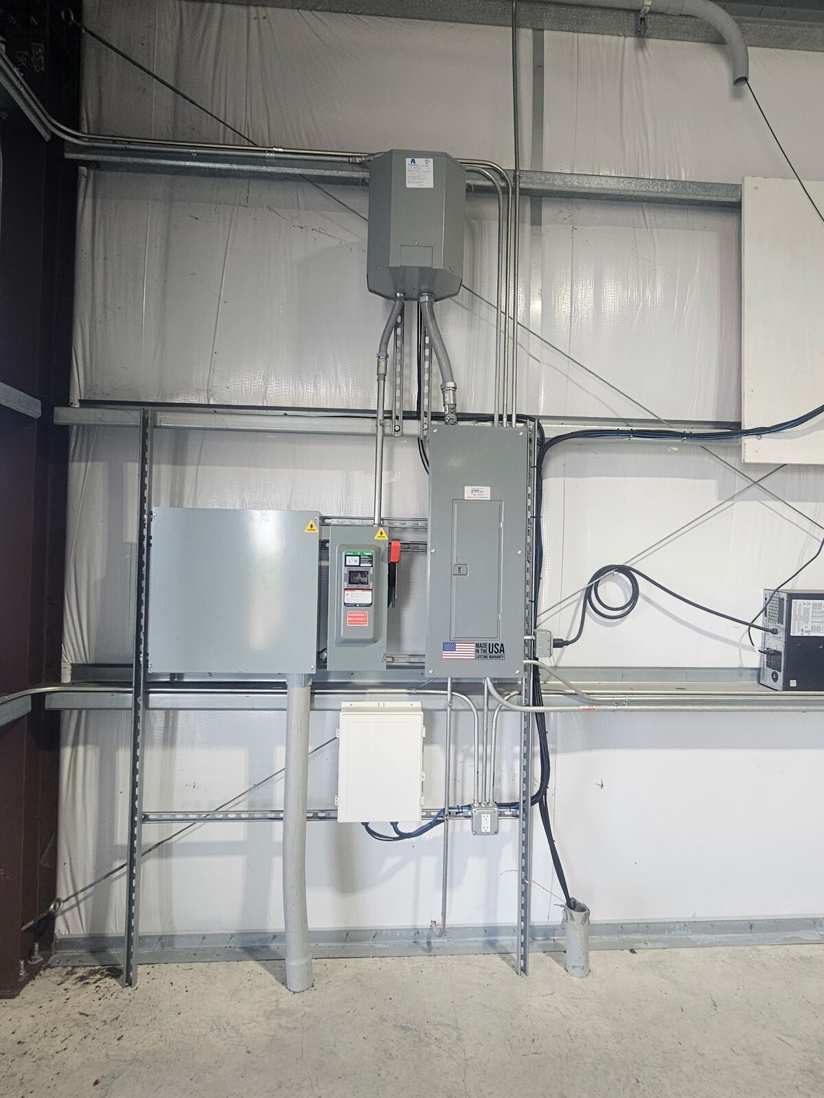 Rice Tec greenhouse electrical project photo 7